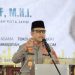 Wakapolda Jambi Brigjen Pol M. Mustaqim menyampaikan sambutan pada peringatan Maulid Nabi Muhammad SAW 1447 H/2025 M di Masjid Agung Al-Falah Kota Jambi, Selasa (9/9/2025). (Dok. Nahar)