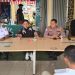 Kasat Lantas Polresta Jambi AKP Hadi Siswanto (kedua dari kanan) bersama pejabat terkait saat kegiatan “Satlantas Menyapa” di Terminal Tipe A Alam Barajo, Kota Jambi, Selasa (9/9/2025). (Dok. nahar)
