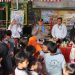 Wakapolda Bengkulu Brigjen Pol Dicky Sondani berinteraksi dengan siswa TK Pertiwi 1 Kota Bengkulu saat kegiatan silaturahmi, Rabu (10/9/2025). (Dok. Yola)
