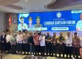 Peluncuran Lembaga Bantuan Hukum (LBH) SMSI Bengkulu berlangsung di Bengkulu, Rabu (10/9/2025), dihadiri jajaran kepolisian, penegak hukum, dan pengurus SMSI. )Dok. Yola)
