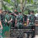 Pangdam XXI/RI Mayjen TNI Kristomei Sianturi memberikan pengarahan kepada prajurit Yonif 847/VS saat kunjungan kerja di Bengkulu, Kamis (11/9/2025) (Dok. Yola)