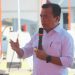 Gubernur Jambi, Al Haris, memberi sambutan saat meresmikan pengoperasian Jalan Tol Bayung Lencir – Tempino – Jambi Seksi 3 (Tempino – Simpang Ness), Minggu (14/9/2025). (Dok. Stepnaus)