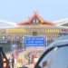 Gerbang Tol Pijoan, salah satu akses utama Jalan Tol Bayung Lencir – Tempino – Jambi yang resmi dioperasikan PT Hutama Karya, Minggu (14/9/2025). (Dok. Stepanus)