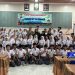 Ratusan siswa SMAN 2 Kota Bengkulu berpose bersama usai mengikuti program Police Go To School yang digelar Ditlantas Polda Bengkulu, Senin (15/9/2025). (Dok. Yola)