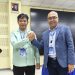 Ketua Umum PWI Pusat, Akhmad Munir bersama Mukhtadi Putra Nusa berpoto usai Kongres PWI 2025 telah selesai diselenggarakan di Cikarang, Jawa Barat, pada tanggal 29-30 Agustus 2025. (Dok Dhea)