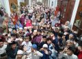 Ketua TP-PKK Provinsi Jambi, Hj. Hesnidar Haris, berfoto bersama peserta sosialisasi Metode 30 Menit Bisa Membaca Al-Qur’an di Rumah Al-Qur’an Kanza Al-Mira, Jambi, Rabu (17/9/2025). (Dok. Erit - kominfo)