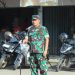 Danrem 042/Gapu Brigjen TNI Heri Purwanto memberikan sambutan pada kegiatan Karya Bhakti HUT TNI ke-80 di Pasar Besar Angso Duo, Kota Jambi, Jumat (19/9/2025). (Dok. Nahar)
