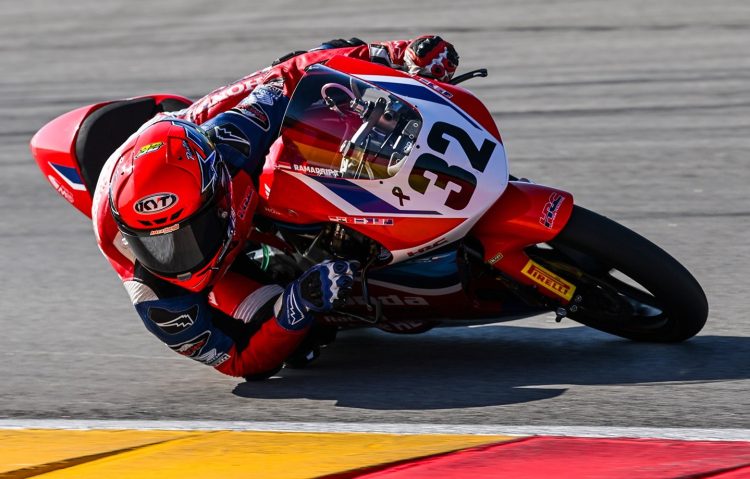 Pebalap Astra Honda, M. Kiandra Ramadhipa dan Veda Ega Pratama, bersiap menghadapi seri kelima FIM JuniorGP World Championship 2025 di Sirkuit Misano, Italia. (Dok. Sisnen)