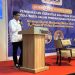 Ketua SMSI Provinsi Jambi Mukhtadi Putranusa menyampaikan sambutan pada Seminar Peningkatan Kapasitas dan Peran Strategis Media Siber Dalam Pembangunan Provinsi Jambi di Rumah Kito, Senin (22/9/2025) (Dok. Stepanus)