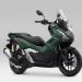 Tampilan New Honda ADV160 warna Matte Green dengan desain adventure look yang semakin tangguh. (Dok. Sinsnen)