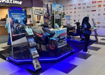 Promo Yamaha Hadir di Mall Jamtos tipe Gear Ultima dan Aerox Alpha hingga awal Oktober 2025. (Dok. Stepanus)
