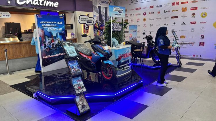 Promo Yamaha Hadir di Mall Jamtos tipe Gear Ultima dan Aerox Alpha hingga awal Oktober 2025. (Dok. Stepanus)