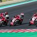Pebalap muda Indonesia, M. Badly Ayatullah (#13), bersaing ketat dengan pebalap tuan rumah pada putaran keempat Idemitsu Asia Talent Cup (IATC) 2025 di Sirkuit Motegi, Jepang, akhir pekan lalu. (Dok. Sinsen)