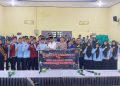 Bid Humas Polda Bengkulu menggelar kegiatan sosialisasi tentang bahaya cyberbullying dan etika bermedia sosial yang dilaksanakan di MAN 1 Kota Bengkulu, Jumat (24/10/2025). (Dok.yola)