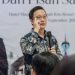 Hotel Manager baru Rumah Kito Resort Hotel Jambi, Hasan Nurdin, memberikan sambutan dalam acara serah terima jabatan di ruang Angso Duo, Jumat (26/9/2025). (Dok. Nahar)