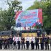 Sejumlah pejabat Polresta Bengkulu berfoto bersama usai deklarasi penandatanganan pakta integritas Satker Bebas Narkoba, Rabu (1/10/2025). (Dok. Humas)