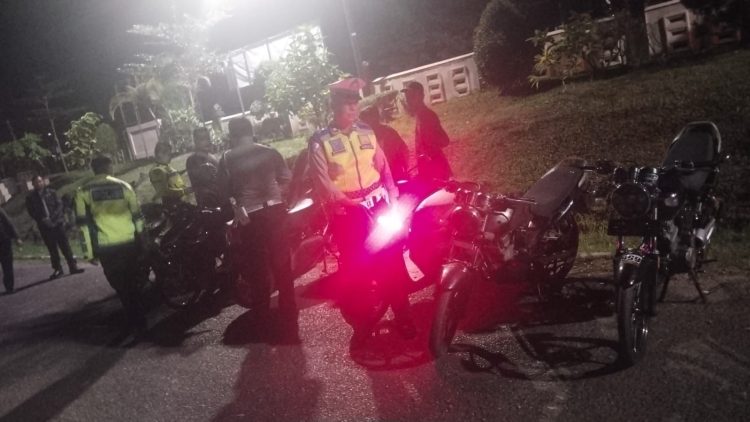 Enam kendaraan ditilang dan dibawa ke Mapolresta Jambi. (Dok. Polresta Jambi)