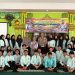 Personel Ditlantas Polda Bengkulu bersama siswa-siswi SMAN 4 Kota Bengkulu usai kegiatan Police Go To School pada Jumat (3/10/2025). (Dok. Yola)