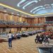 Ribuan mahasiswa mengikuti seminar keselamatan berkendara bertajuk “Di Jalan Fokus, Kuliah Mulus” yang digelar PT Astra Honda Motor (AHM) bersama Jasa Raharja di salah satu kampus di Indonesia, September 2025. (Dok. Sinsen)