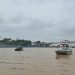 Dua kapal patroli Ditpolairud Polda Jambi melakukan patroli skala besar di perairan Sungai Batanghari, Jambi, Selasa (7/10/2025) (Dok. Nahar)
