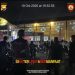Personel Ditpamobvit Polda Bengkulu melaksanakan pengamanan di kawasan Sportatorium Bengkulu, Sabtu malam (10/10/2025). (Dok. Humas)