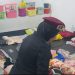 Petugas Lapas Perempuan Kelas IIB Jambi bersama aparat gabungan TNI dan Polri melakukan penggeledahan kamar warga binaan dalam rangka pelaksanaan program Zero Halinar, Jumat (10/10/2025) malam. (Dok, Nahar)