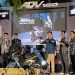 Tim PT Sinar Sentosa Primatama (Sinsen) bersama New Honda ADV160 saat peluncuran regional di Teras Mendalo, Jambi, Sabtu (11/10/2025). Skutik premium bergaya SUV ini hadir dengan teknologi RoadSync dan desain tangguh untuk pecinta petualangan. (Dok. Stepanus)