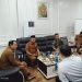Dandim 0407/Kota Bengkulu bersama Wali Kota Bengkulu Dedy Wahyudi dan perwakilan Kementerian Pertanian membahas penguatan program ketahanan pangan nasional di Kantor Wali Kota Bengkulu, Selasa (14/10/2025). (Dok. Yola)