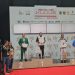 Atlet gulat putri Jambi menerima medali perunggu dalam ajang PON Bela Diri 2025 di GOR Djarum, Kudus, Jawa Tengah, Selasa (14/10/2025).(Foto: Dok. KONI Jambi)