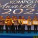Kapolri Jenderal Listyo Sigit Prabowo bersama Menkopolhukam dan Komisioner Kompolnas berfoto bersama penerima penghargaan Kompolnas Award 2025 di Hotel Merlynn Park, Jakarta, Kamis (16/10/2025).(Dok. Humas)