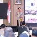 Kapolda Jambi Irjen Pol. Krisno H. Siregar memberikan sambutan saat membuka Taklimat Awal Audit Kinerja Itwasda Polda Jambi Tahap II Tahun Anggaran 2025 di Aula Siginjai Mapolda Jambi, Selasa (21/10/2025). (Dok. Nahar)