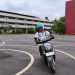 Peserta menjajal New Honda Scoopy dalam kegiatan “New Honda Scoopy Experience” yang digelar PT Sinar Sentosa Primatama (Sinsen) di Jambi, Rabu (22/10/2025). (Dok. Stepanus)