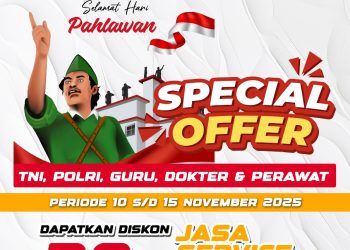 Banner promo “Special Offer Hari Pahlawan”  (dok . Sinsen)