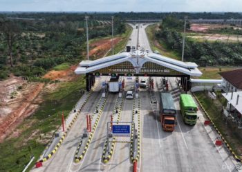Gerbang Tol Sebapo (Dok, Humas HK)