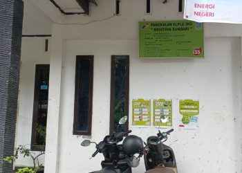 Suasana pangkalan elpiji 3 kilogram di Jalan Walisongo, Kelurahan Aur Kenali, Telanaipura, Jambi, yang tengah menjadi sorotan publik. (Dok. Stepanus)