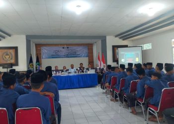 Para Anak Binaan LPKA Kelas II Muara Bulian mengikuti kegiatan skrining dan edukasi kesehatan gigi dan mulut yang digelar bersama PDGI Cabang Batang Hari di Aula LPKA, Kamis (11/12/2025). (Dok. Humas)