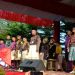 Wakil Gubernur Jambi Abdullah Sani bertindak sebagai pembina upacara pada peringatan Hari Ulang Tahun ke-69 Provinsi Jambi di Lapangan Garuda, Kantor Gubernur Jambi, Selasa (6/1/2026). (Dok. Erit - Kominfo)