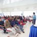 Kadis Kominfo  Provinsi Jambi, Drs. Ariansyah, M.E., menyampaikan materi tentang bahaya judi online dalam kegiatan sosialisasi Bulan K3 Nasional 2026 yang digelar PT Pertamina Hulu Rokan Jambi Field di GSG Kenali Asam, Kota Jambi, Rabu (21/1/2026). (Dok. Stepanus)
