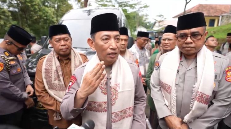 Kapolri Jenderal Listyo Sigit dalam keterangannya di Majalengka, Jawa Barat, Senin (23/2/2026). (Dok/yola)