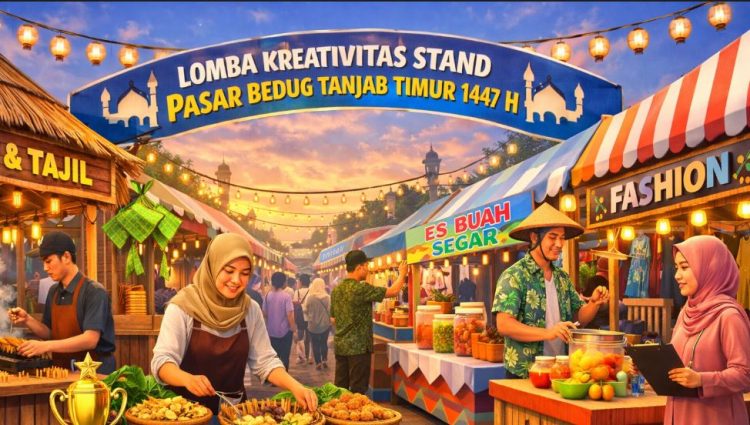 Ilustrasi Stand UMKM akan mengikuti lomba kreativitas dalam Pasar Bedug Tanjab Timur 1447 H (Dok. Cici)