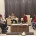 Kapolda Bengkulu Irjen Pol Mardiyono menerima audiensi Ikatan Mahasiswa Muhammadiyah (IMM) Bengkulu di ruang tamu Kapolda Bengkulu, Selasa (10/3/2026). (Foto:Yl)