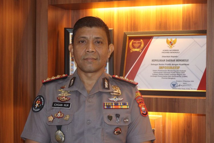 Kabid Humas Polda Bengkulu, Kombes Pol Ichsan Nur. (Dok/yl)