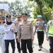 Kapolda Bengkulu Irjen Pol Mardiyono turun langsung melakukan rampcheck angkutan Lebaran 2026 di PO Bus SAN, Selasa (10/3/2026). (Foto:Yl)