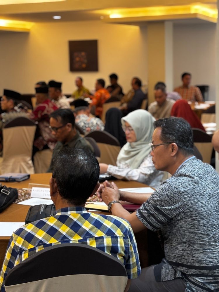 Kepala Kantor Pertanahan Kabupaten Bengkulu Tengah, Lestariana Marwassari, mengikuti sosialisasi inventarisasi dan verifikasi penyelesaian penguasaan tanah dalam rangka penataan kawasan hutan di Provinsi Bengkulu, Sabtu (7/3/2026). (Foto:Yl)