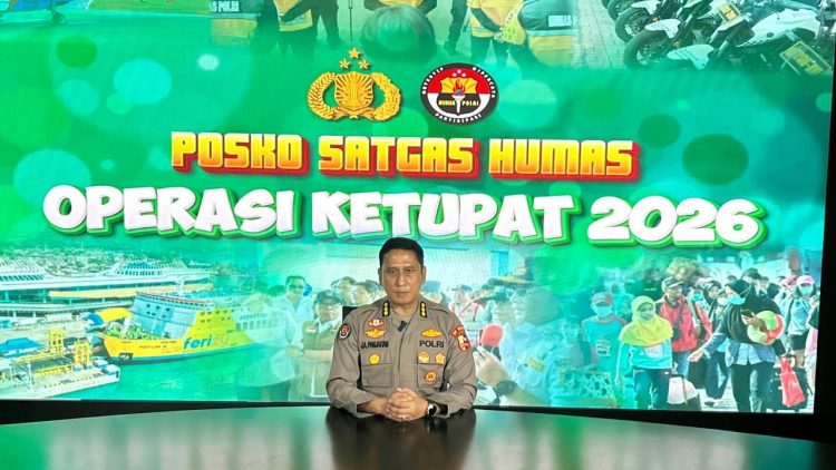 Juru Bicara Polri Ops Ketupat 2026, Kombes Pol. Jansen Avitus Panjaitan saat memberikan keterangan (Dok. Humas Polri)