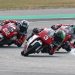 Pebalap binaan AHM, Bintang Pranata Sukma (#3), bersaing ketat dengan pebalap lain pada putaran pertama Idemitsu Moto4 Asia Cup 2026 di Chang International Circuit, Buriram, Thailand, Sabtu (28/2/2026). (Dok. Sinsen)