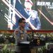 Wakapolda Bali Brigjen Pol. I Made Astawa, memberikan sambutan di acara Talkshow Segitiga Ekosistem Perlindungan Anak di Lingkungan Sekolah yang digelar di Gedung Presisi Polda Bali, Jumat (24/4). (Foto:yola)