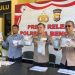 Kapolresta Bengkulu Kombes Pol Rahmad Hidayat memimpin langsung press release di Lobby Polresta, Selasa (21/4/2026). (Foto:yola)