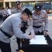 Kapolresta Bengkulu Kombes Pol Rahmad Hidayat memimpin sertijab pejabat utama, Kamis (23/4/2026). (Foto:yola)