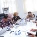 Kepala Kanwil Kemenkum Jambi Jonson Siagian bersama jajaran memimpin rapat koordinasi persiapan kunjungan kerja Menteri Hukum RI di Jambi, yang dijadwalkan berlangsung pada 27–28 April 2026 (Dok,. Stepanus)